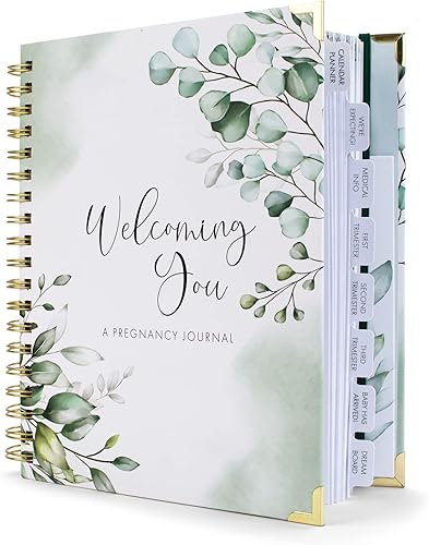 Pregnancy Journal and Memory Book with Stickers and Keepsake Pocket - Lovely Must Have Gift for First Time Moms to Be - The Perfect Planner to Track Your Little Ones Life-Changing Journey