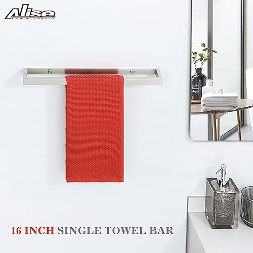 Vista 43 de Alise Toallero de baño, soporte de pared para toallas de baño, toallero para baño, toallero de acero inoxidable SUS304 de 8 pulgadas, negro mate