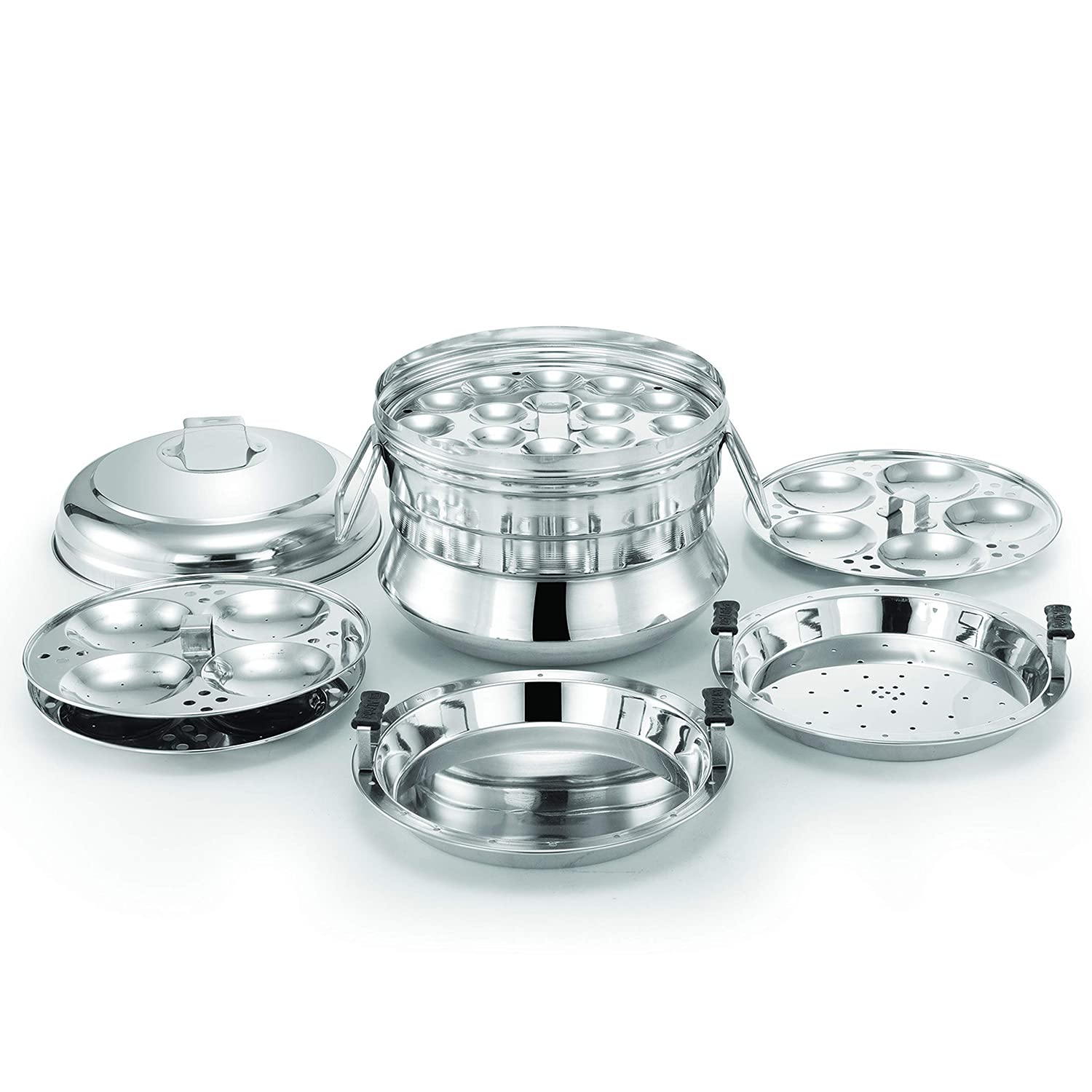 Buy Oxyshine Stainless Steel Idli Cooker 6 plate idli cooker Idli Maker