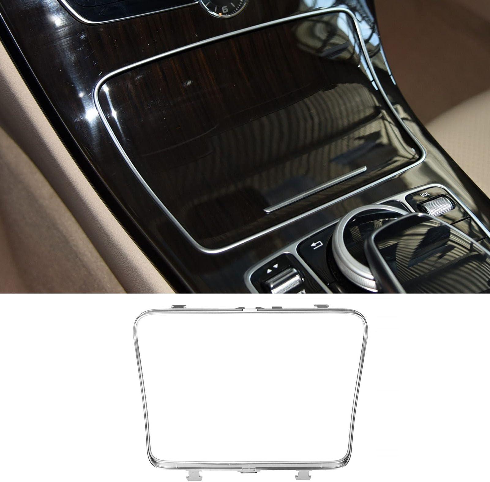 TTCR-II - Compatible with Mercedes Benz Center Cup Holder, for 2015-2021 W205 C300 C400 C400 C63 & 2016-2023 W253 GLC 300 Center Console
