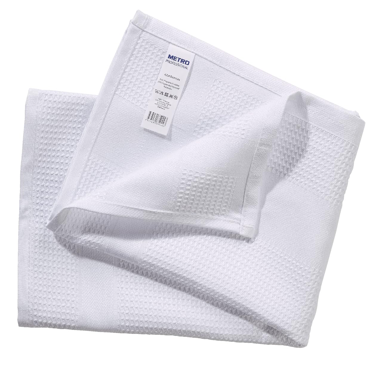 Torchon microfibre blanc haute absorption pour vaisselle et verres sans trace