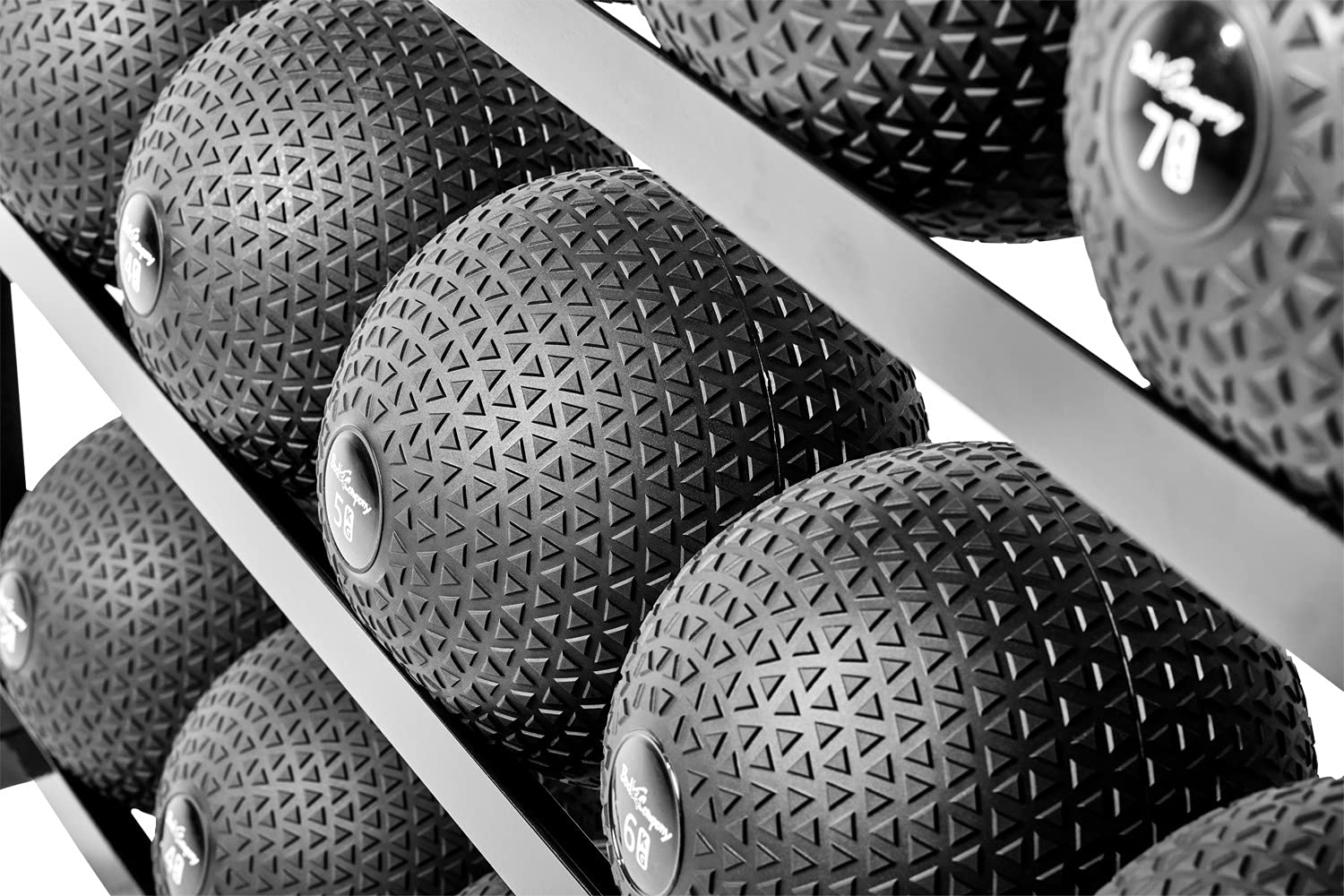 Bad Company Medizinball-Ablage I Rollbarer Ballständer für bis zu 15 Medizinbälle I BCA-129