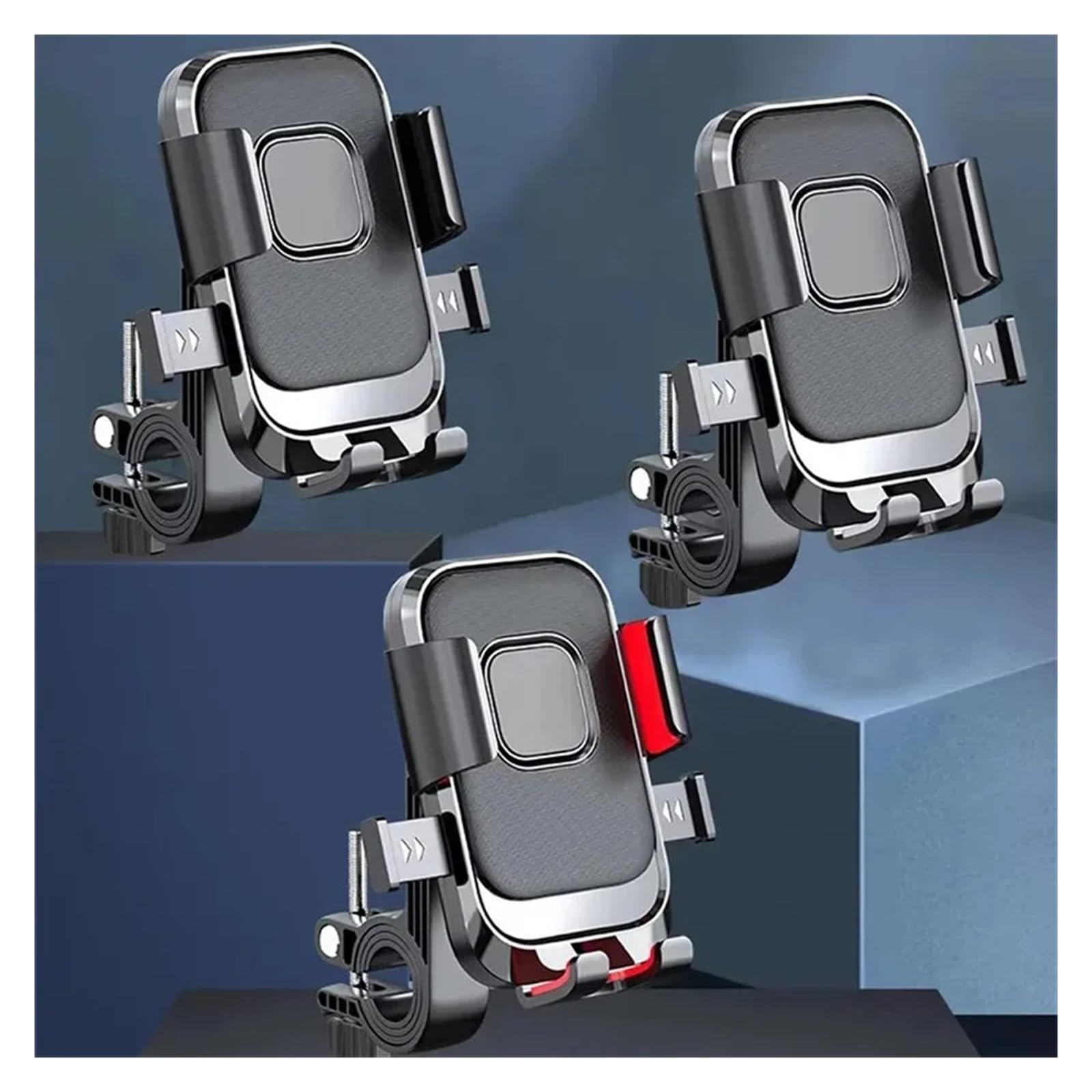 Motociclo Porta Telefono Supporto Universale Per Telefono Cellulare Da Bicicletta Scooter Moto Specchietto Retrovisore Supporto Per Telefono Cellulare Motociclo Supporto GPS(B)
