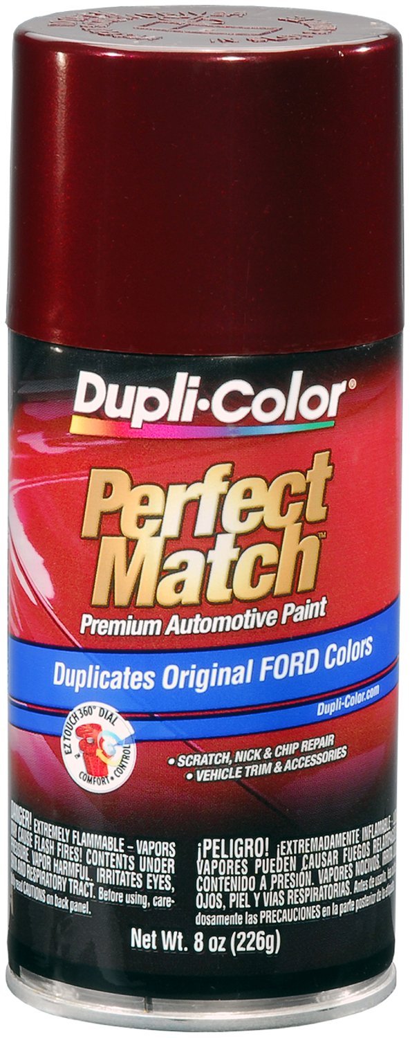 Dupli-Color (EBFM03737-6 PK) Dark Toreador Red Ford Exact-Match Automotive Paint - 8 oz. Aerosol, (Case of 6)