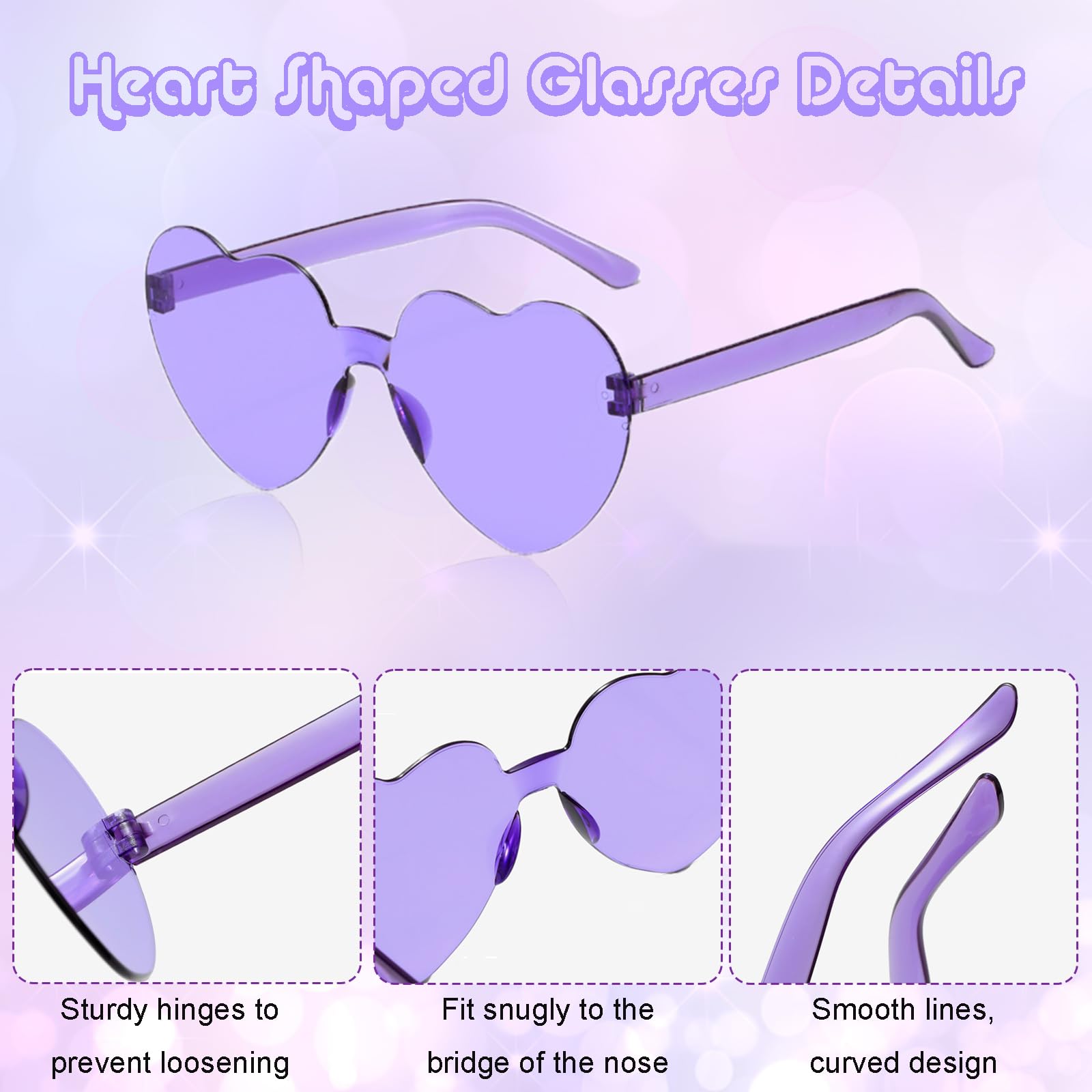 BOZILY 80s Fancy Dress for Women,Neon Accessories for Women with Necklace,Earring,Heart-Shaped Glasses,Lace Bow Headband,Fishnet Gloves,Leg Warmers,Tutu Skirt,for Retro Theme Party - Image 4