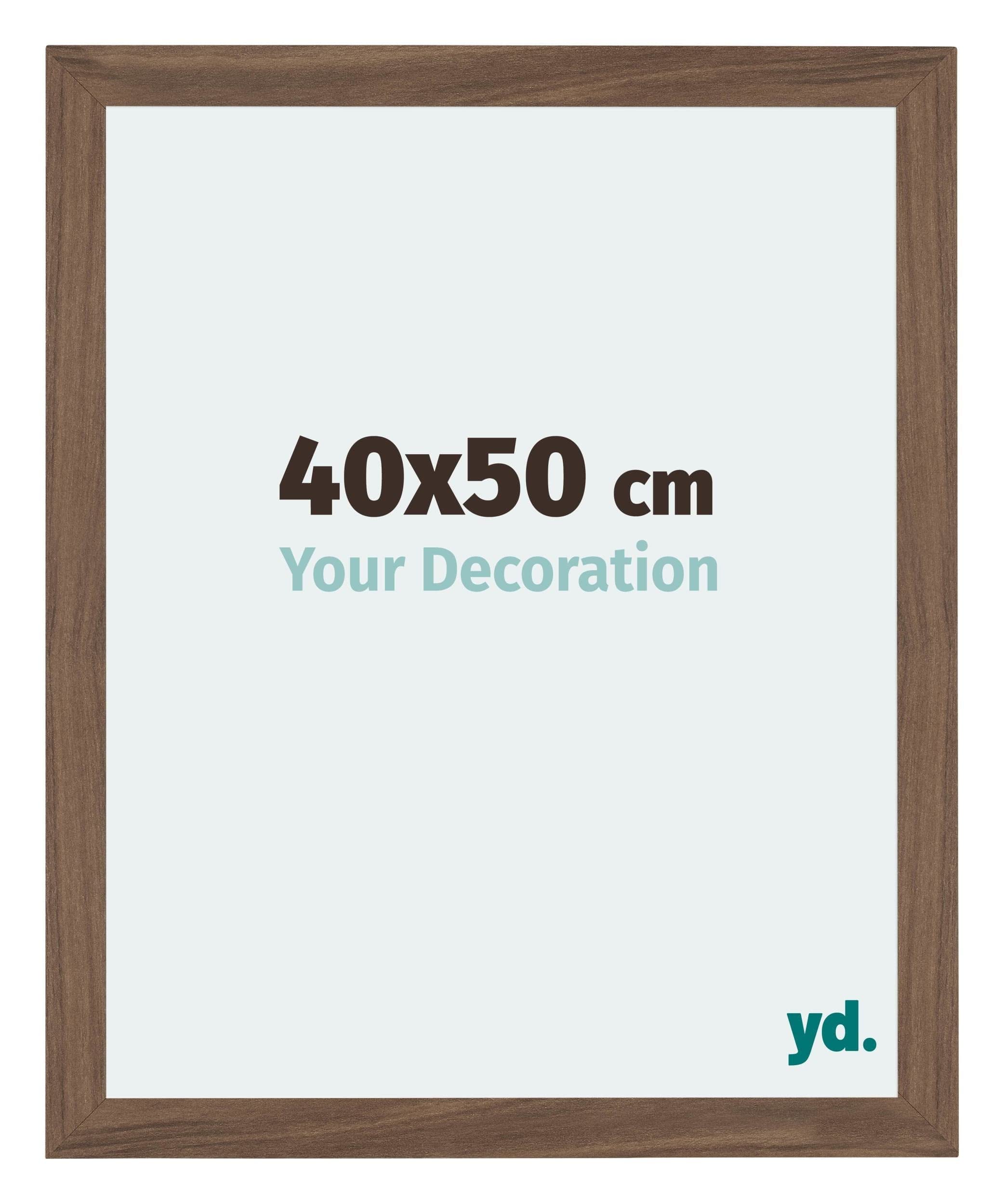 Your Decoration - Picture Frame 40x50 cm - Walnut Dark - Decorative Wall Frame in MDF with Antireflection - Frame 40x50 - Mura โ image 1
