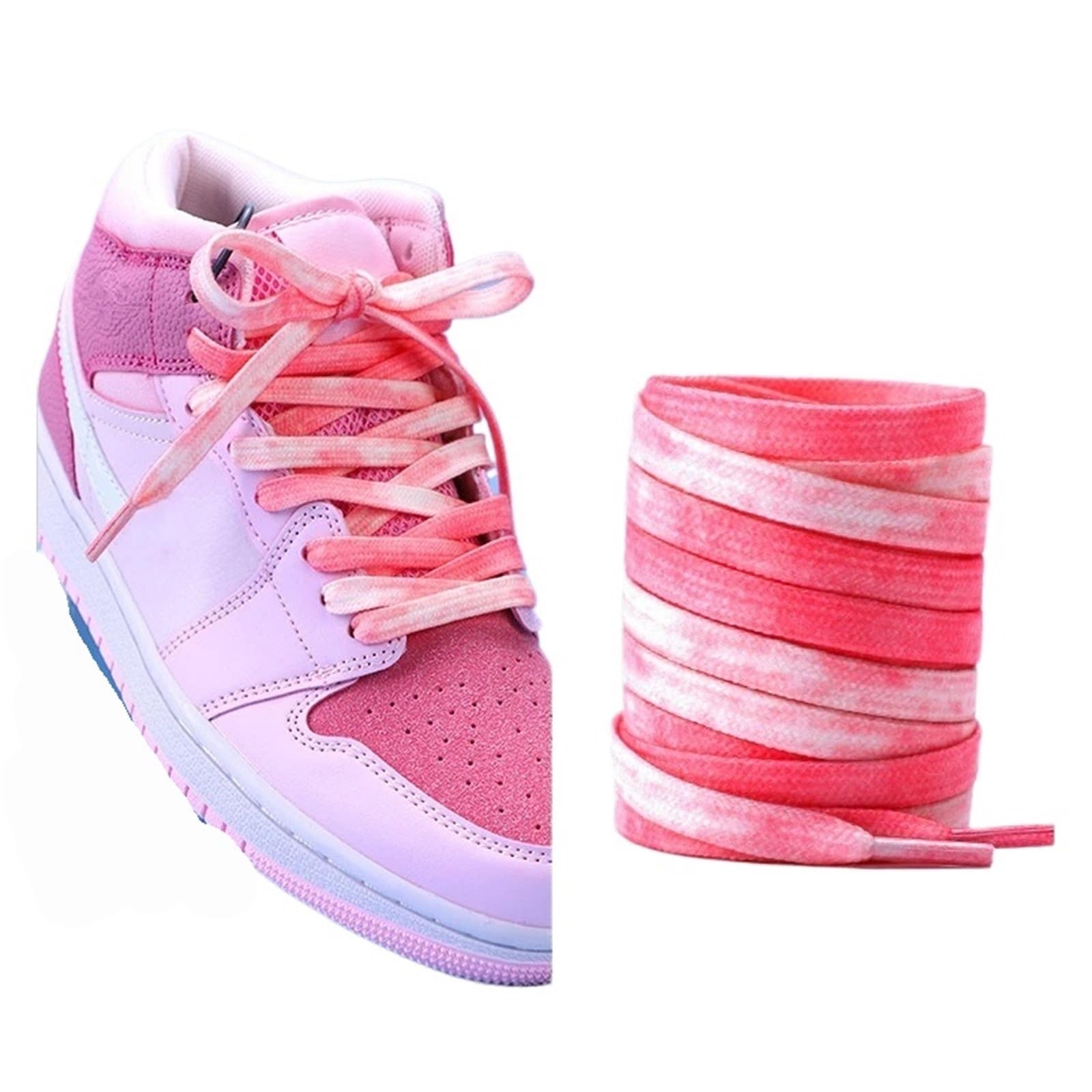 5 pares de cordones teñidos con degradado for zapatillas deportivas, botas y patines Para Sneaker