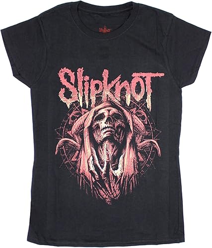 Slipknot Evil Witch (Back Print) Junior Top Negro, Negro -