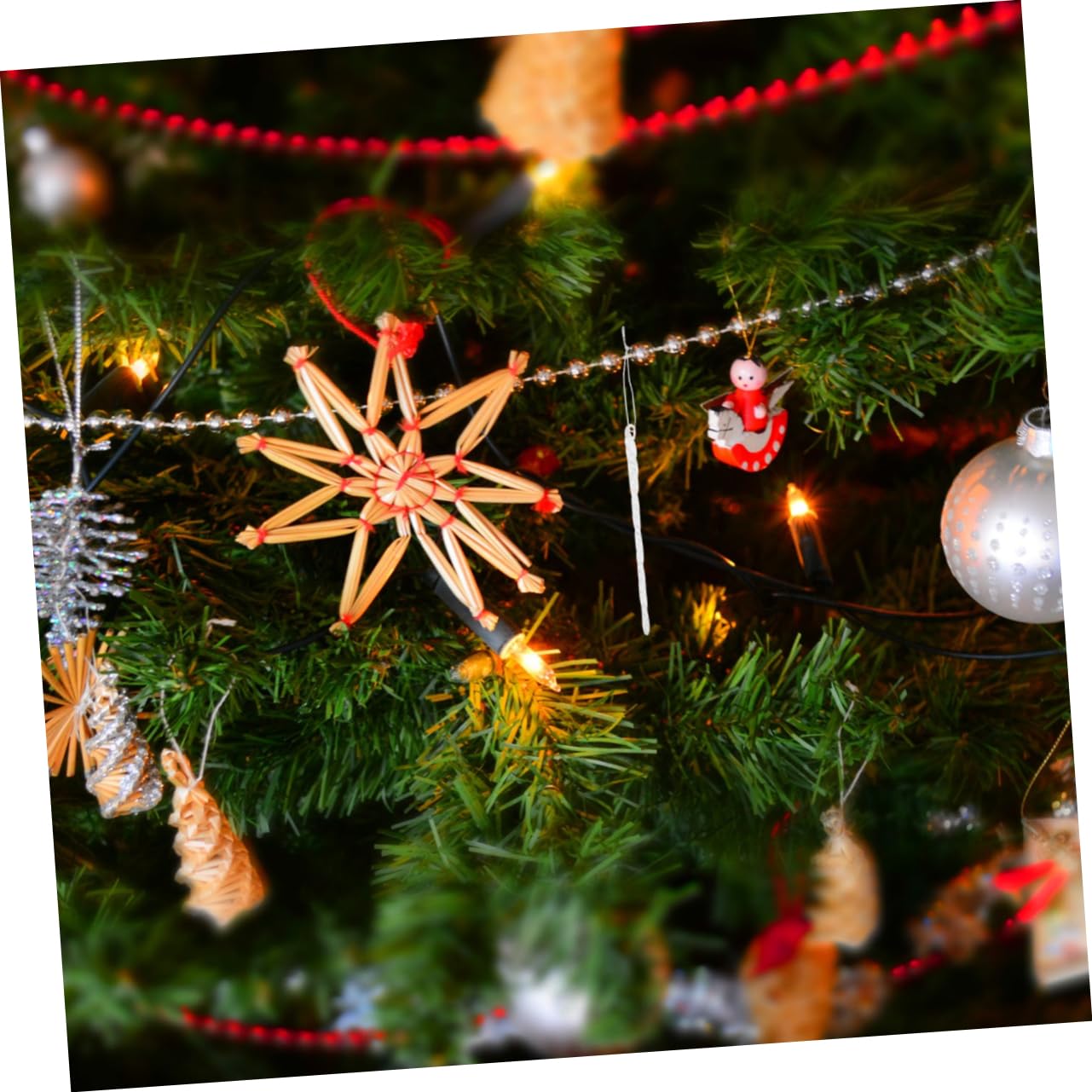 Ciieeo 30 STK Deko zum Aufhängen für Weihnachtsfeiern Eiszapfen Christbaumschmuck Glastropfen-Ornamente Weihnachtsbaum weihnachtsdeko Anhänger aus klarem Glas Spiral-