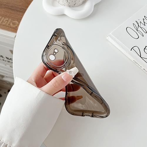 Miniatura 6 de Qokey Funda para iPhone 8, iPhone 7, iPhone SE de 4.7 pulgadas 20222020, bonita funda transparente con borde ondulado, transparente, protección