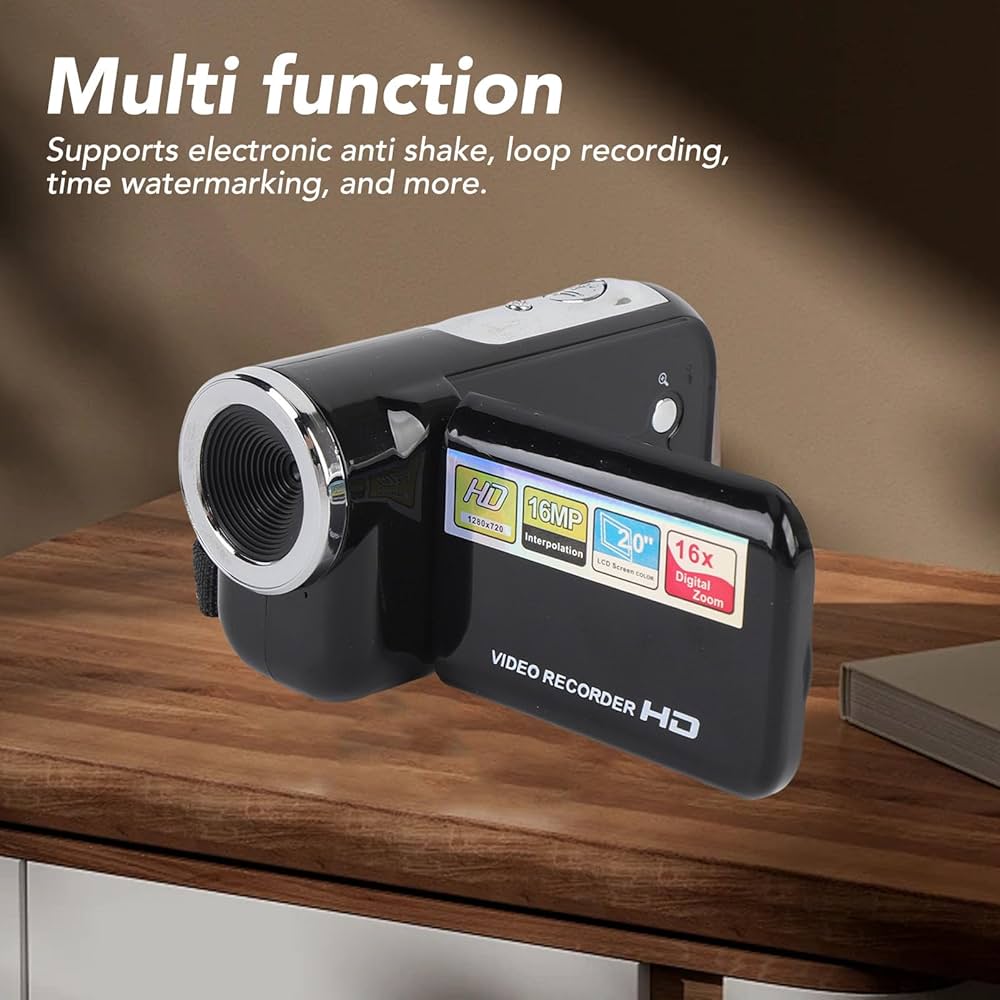 Amazon.co.jp: デジタルビデオカメラDVカムコーダー、1080p 16MP