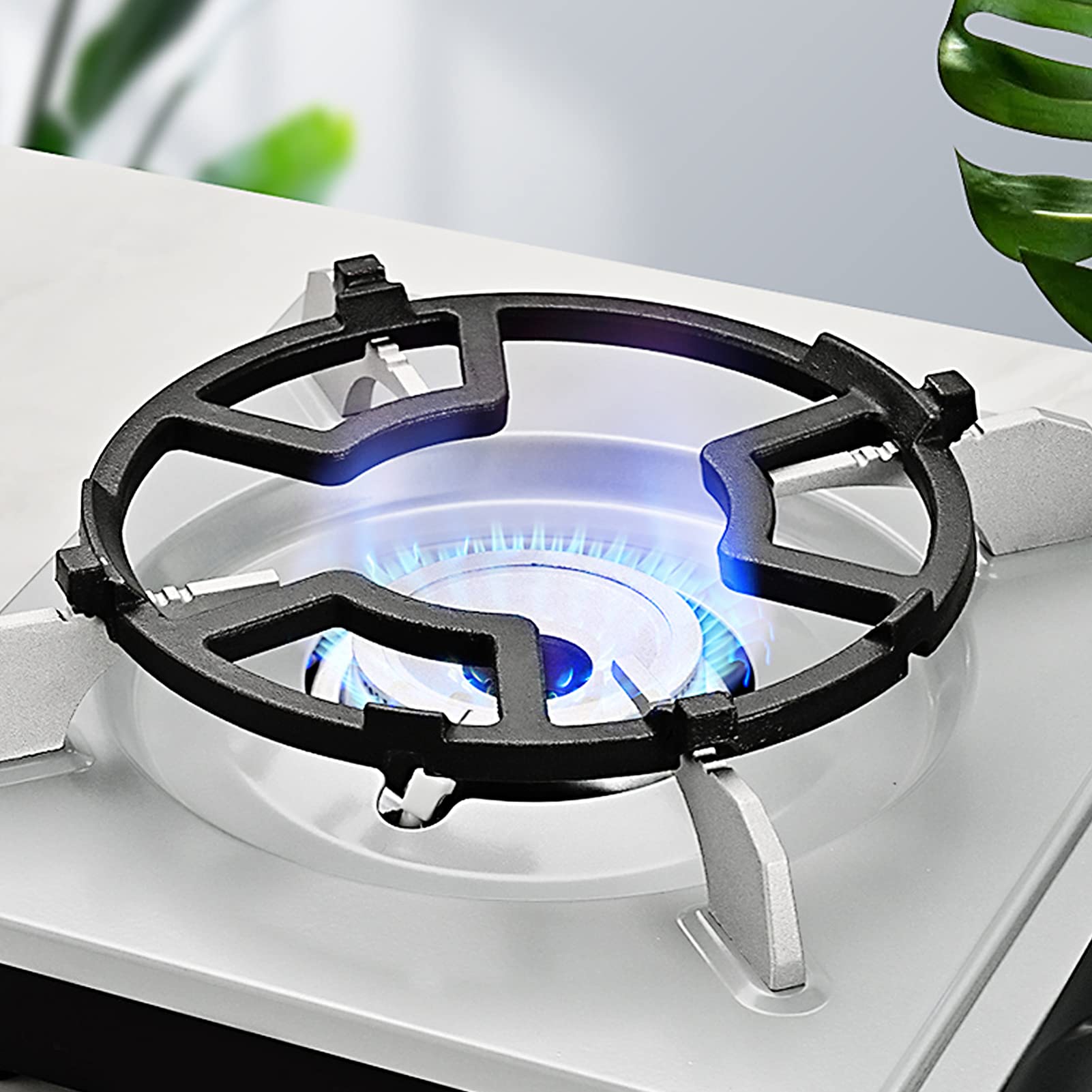 SOLUSTRE Support Pour Wok - Support Pour Brûleur à Gaz