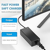 Vista 2 de Cable de alimentación de 19 V 65 W para monitor Asus VS248H-P VG248QE VX238H MX279H ROG PG278Q - Reemplazo del cargador adaptador de CA LJO-EEIH