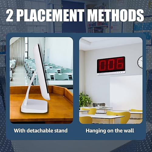 Miniatura 5 de Retekess TM101 - Sistema de zumbador inalámbrico para preguntas y respuestas, volumen de 15 niveles, añade hasta 32 botones, 262 pies, 6 zumbadores