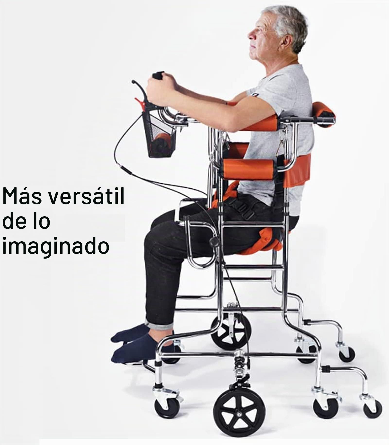 Andadores para Personas Mayores, andadores de exploración, andadores con Ruedas y andadores con Asientos para Personas Mayores, rehabilitación y Personas discapacitadas con hemiplejia