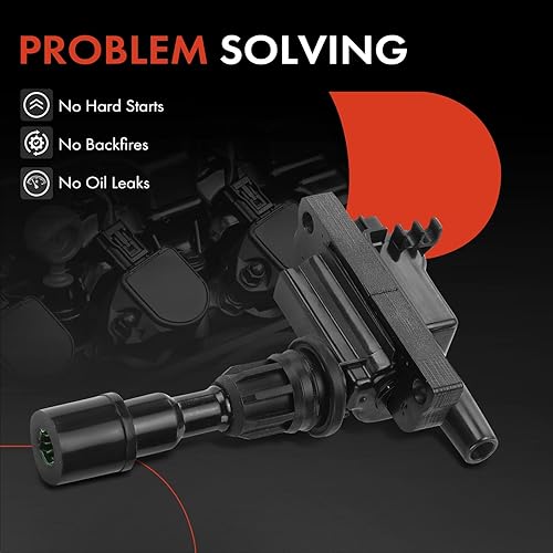 Miniatura 7 de A-Premium Paquete de bobinas de encendido del motor (bota corta) compatible con Mazda Miata 2001-2005 L4 1.8L construido en Japón BP6D18100A Juego