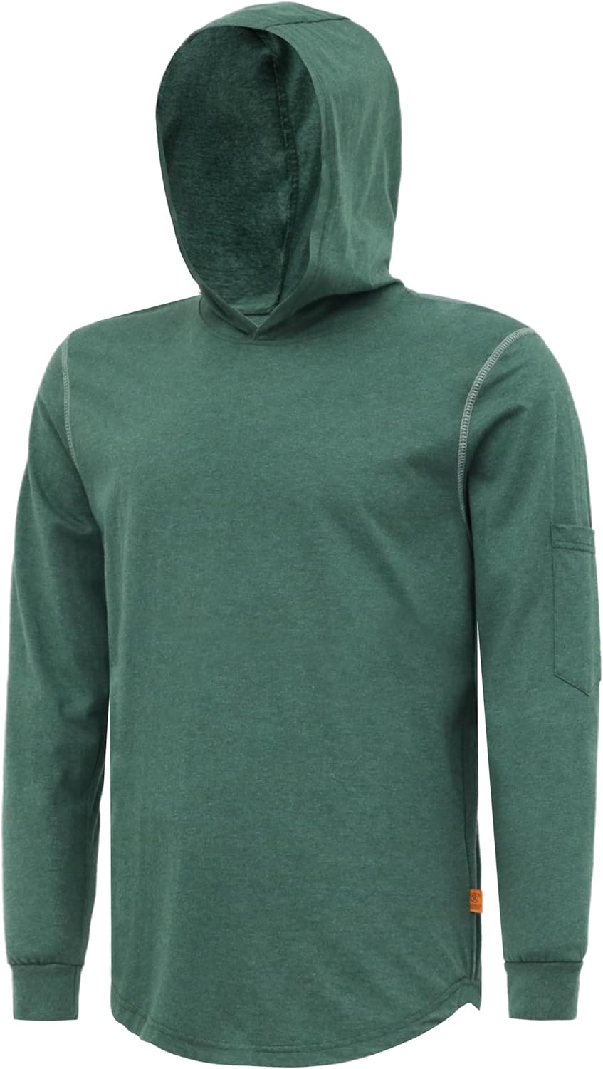 VATRENUS FR Shirts Hooded T Shirt 6oz Lightweight Heather Series Flame Resistant Heather Gray 100% C Fire Retardant Hoodie