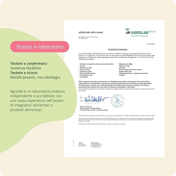 Magnesium Bisglycinate | 400 mg Pure Elementary Magnesium | Bioavailable Chelated Form | Against Tiredness and Fatigue | Laboratory Certified | Vegavero - 4