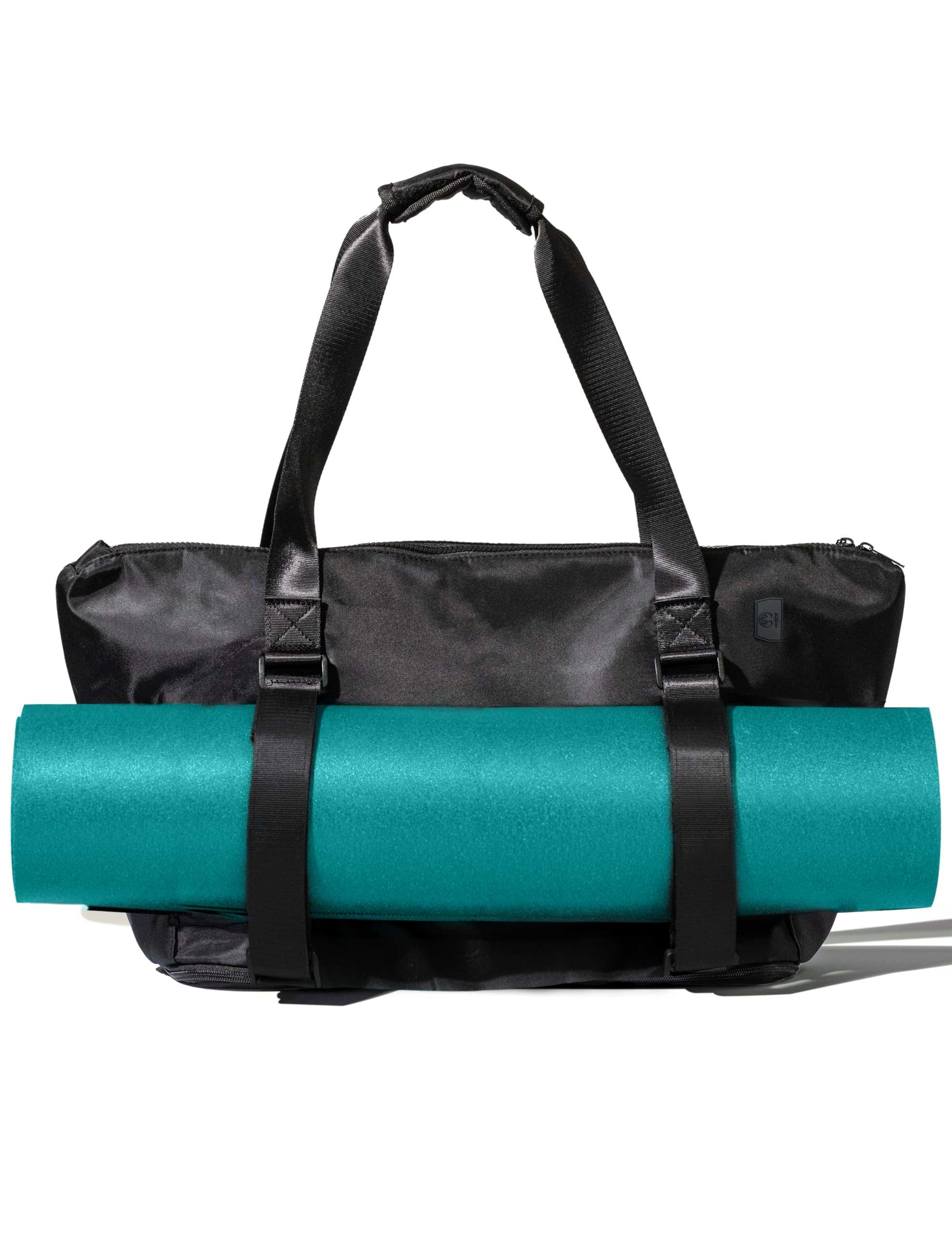 WARRIOR2 Yoga Mat Carrier - Expandable, Built-In Mat Straps, Water & Shock Resistant Laptop Pocket. Yoga Travel Bag with Luggage Sleeve, Gym Bags For