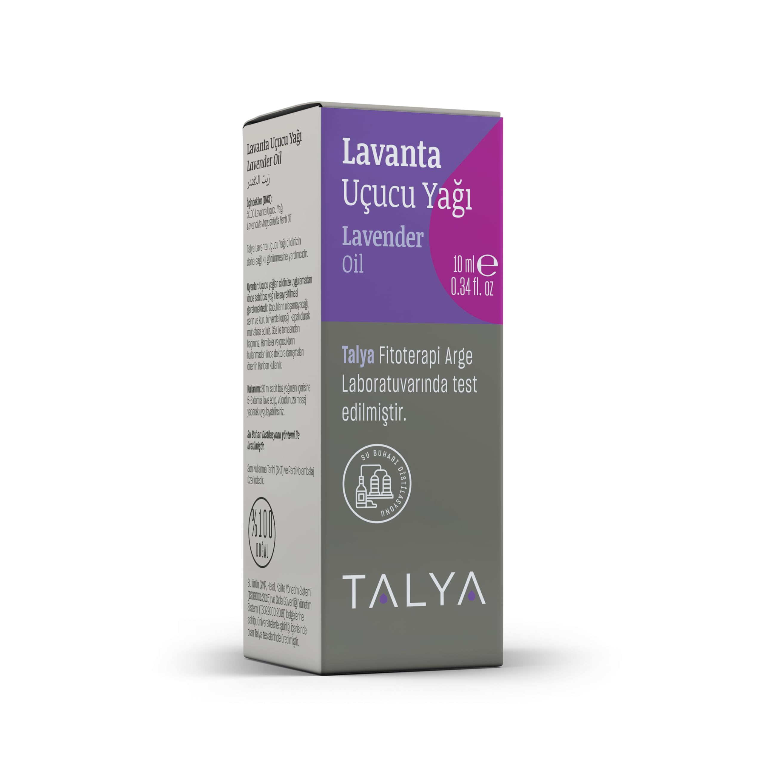 Talya%100 Saf Lavanta Uçucu Yağı 10ml - Cilt Bakımı - Difüzör için Aromaterapi Yağı