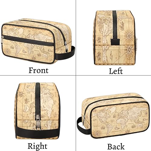 Miniatura 6 de Neceser de viaje para artículos de tocador kit de bola con textura de softbol organizador de cosméticos bolsa de maquillaje para ducha para hombres