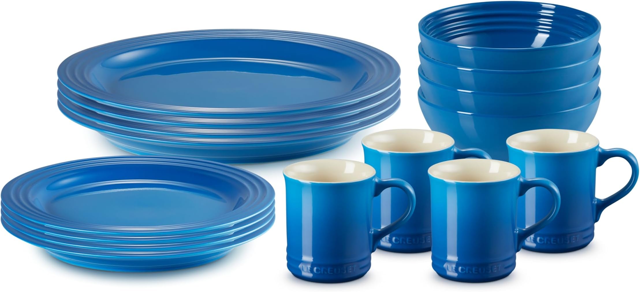 Stoneware Dinnerware Set, 16 pc., Marseille