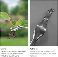 Vista 11 de SZHLUX Herramienta de deshierbe manual, herramienta de extracción de malezas prémium para jardín, herramienta de mano de jardinería con mango Verde