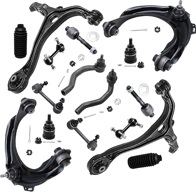 Control Arms & Parts 14PC Upper Lower Control Arm Kit FOR 20042008 Acura TSX /20042007 Honda