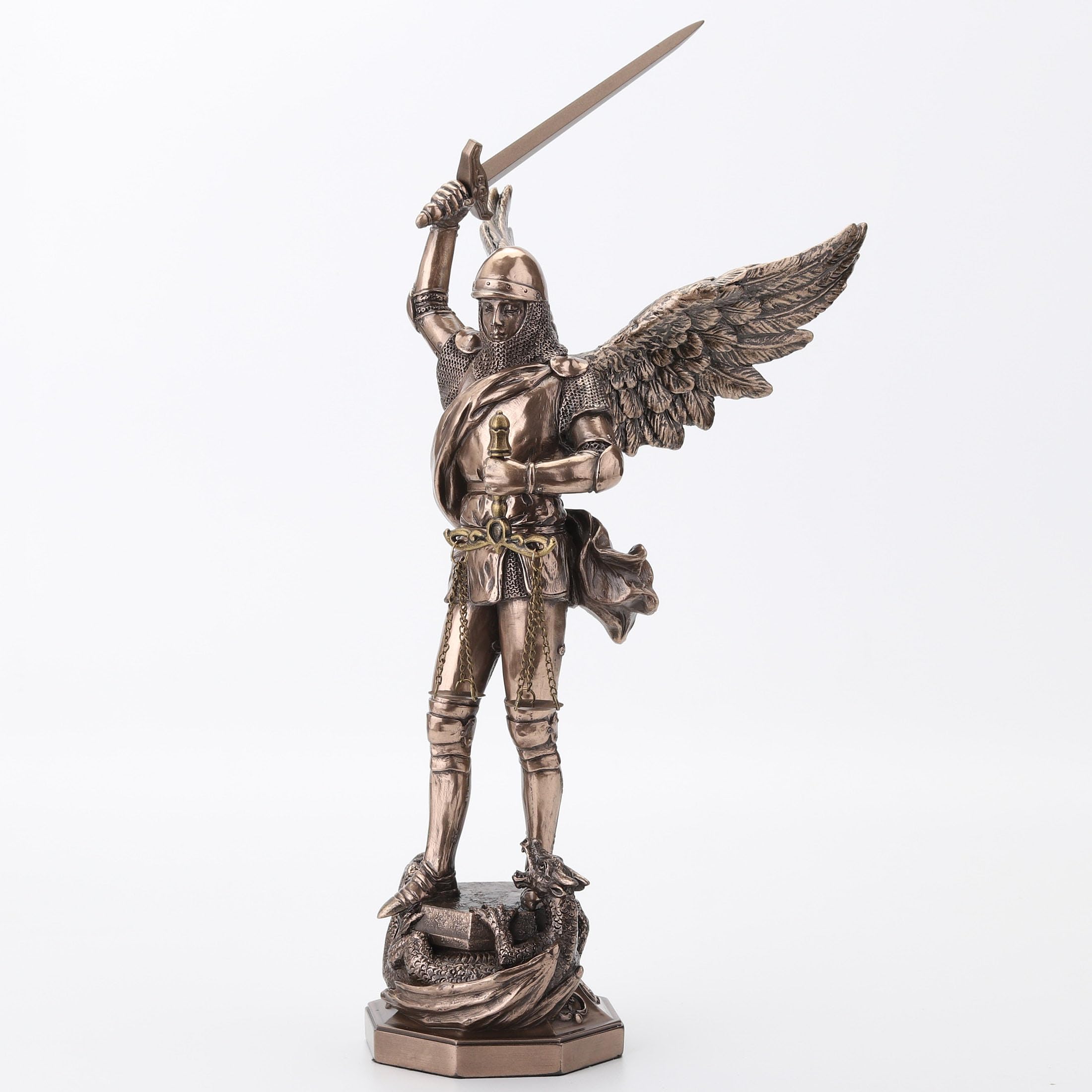 Amazon.com: Veronese Design 11 3/8 inch Mont St Michel Archangel