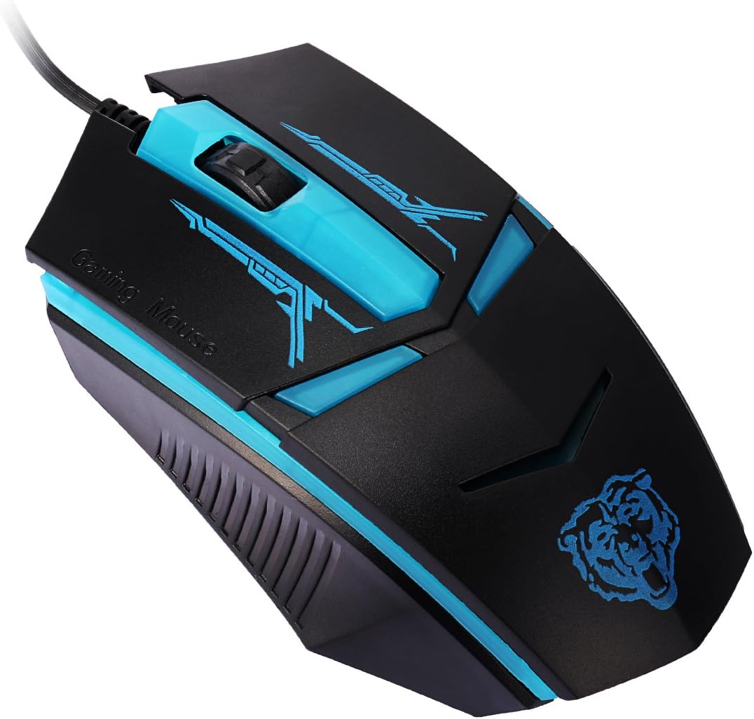 Optical Wired Mouse Ancoole G1 3-Button Ergonomic USB Mice for Simple Computer Game Office and Home