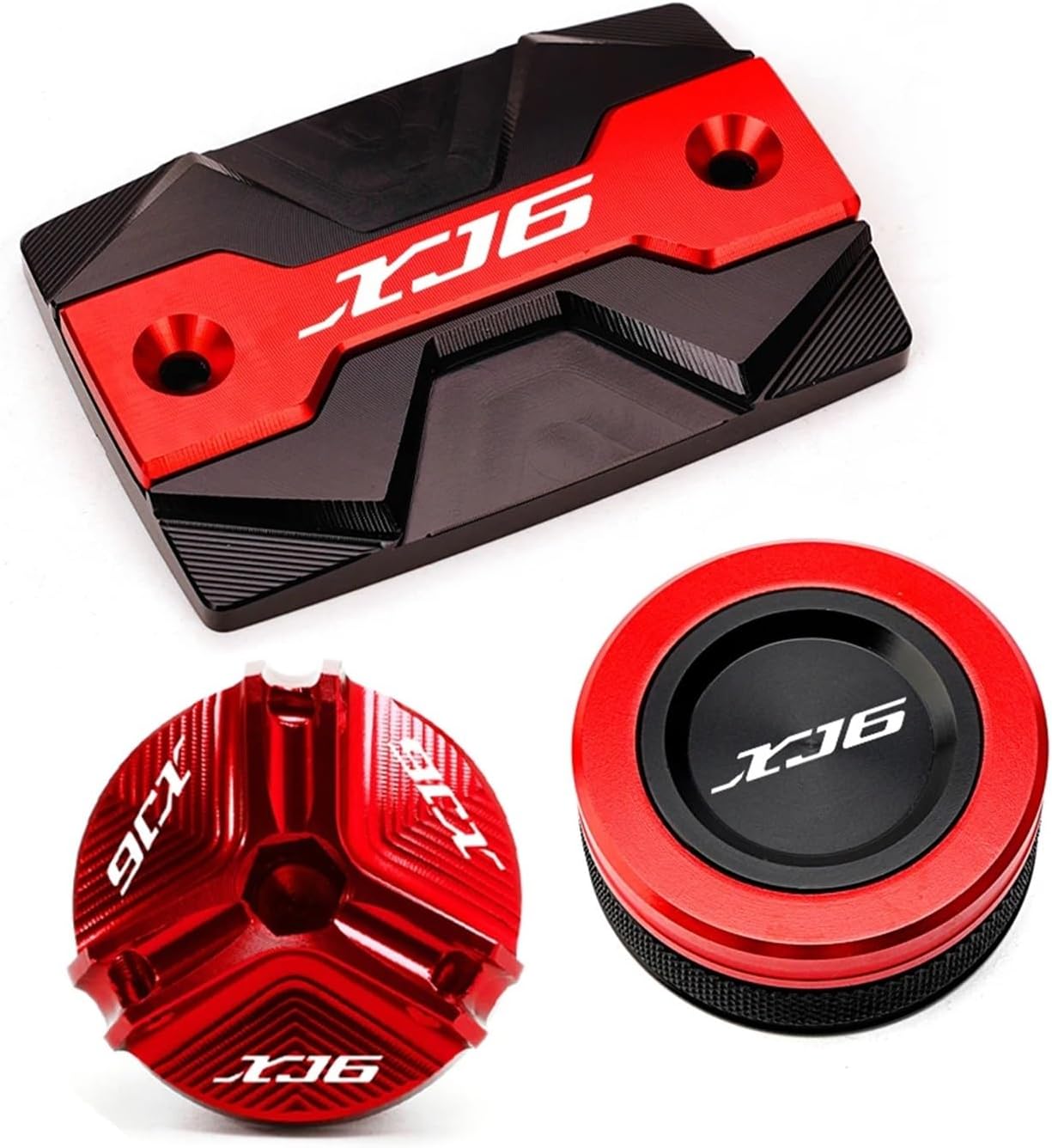 XJ6 XJ6F XJ6N 2010-2014 オートバイフロントおよびリアブレーキフルードリザーバーキャップエンジンオイルフィラー レビュー・口コミ評価