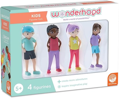 MindWare WONDERHOOD - Juego de figuras originales de personajes
