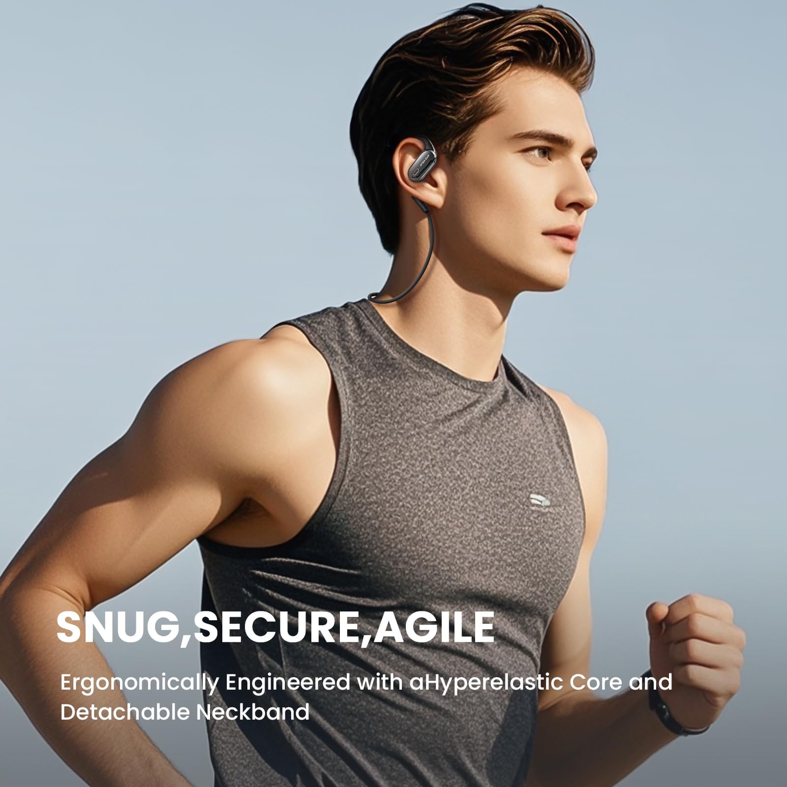 Casque de natation, étanche IP68, mémoire 32 G, casque de sport, casque ouvert, 10 heures d'autonomie, lecteur MP3 pour la natation, la course à pied-121