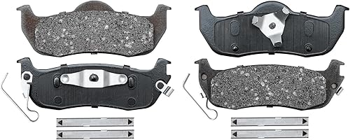 Miniatura 7 de Detroit Axle - Kit de freno trasero para Jeep Grand Cherokee Commander 05-10 Rotores de freno de disco 2005 2006 2007 2008 2009 2010 repuesto