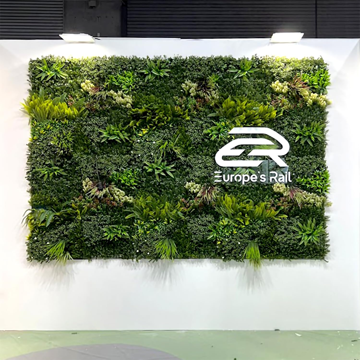 BONERVA | Jardín Vertical Jamaica | Pieza 100x100cm (1m²) | Planta Artificial Decorativa para Hogar, Oficina, Hotel, Restaurante | MAL1215