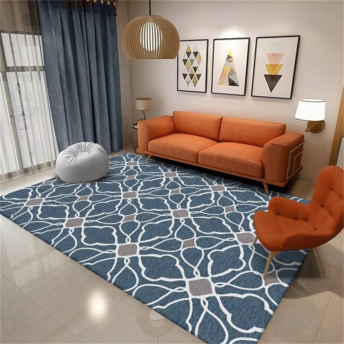 Moquette tapis mariage bleu ultra doux et confortable pour couloir et sol