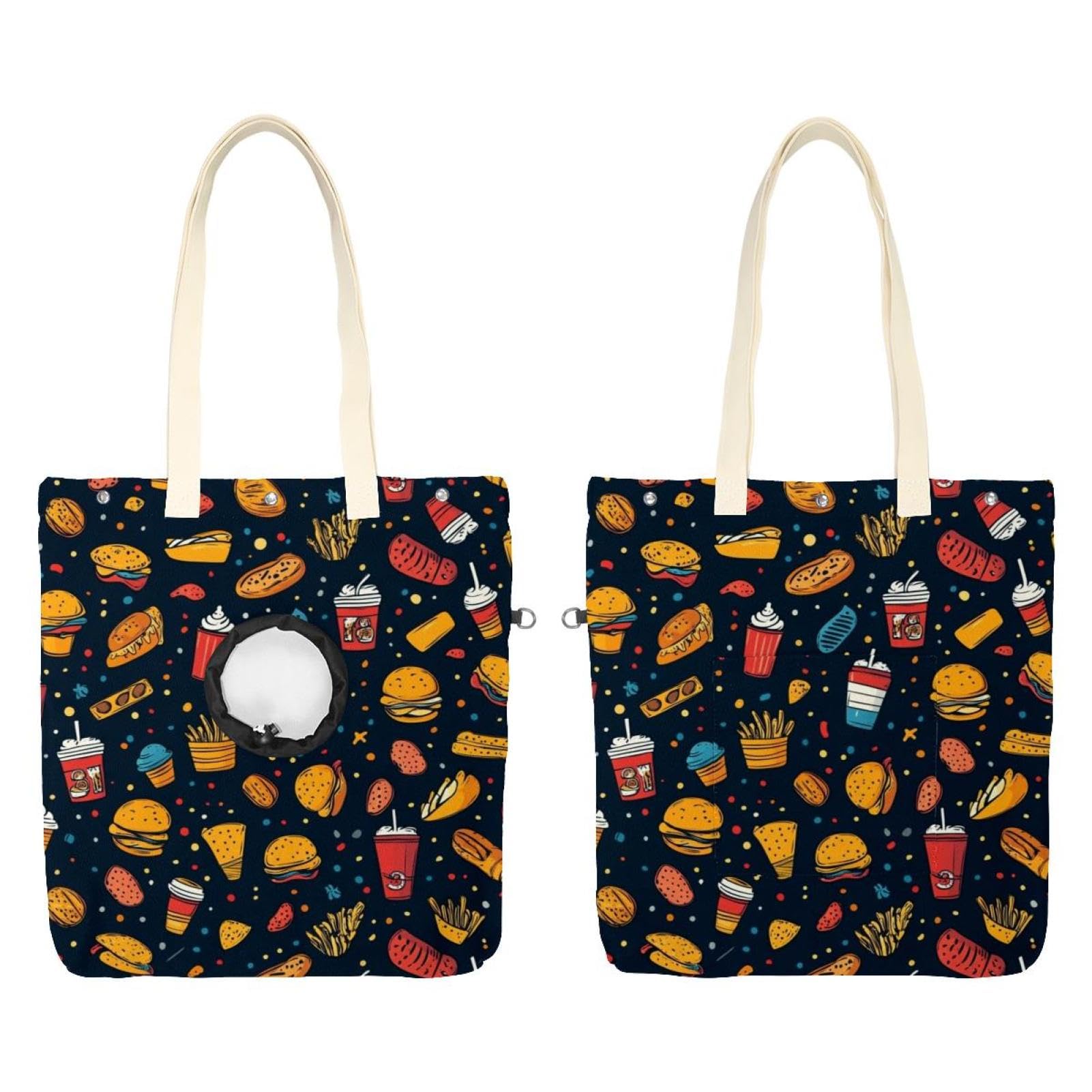 Sac de transport pour chien portable et léger en toile souple pour petit chat Pizza