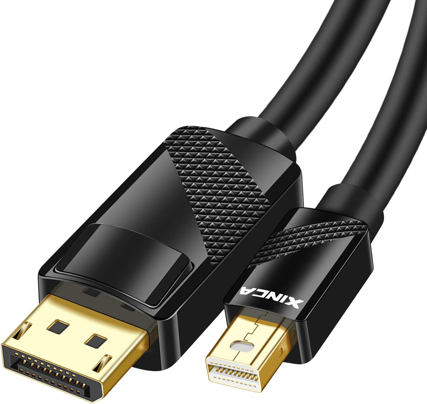 XINCA Câble Mini DisplayPort vers DisplayPort, Mini DP vers DP, 4K