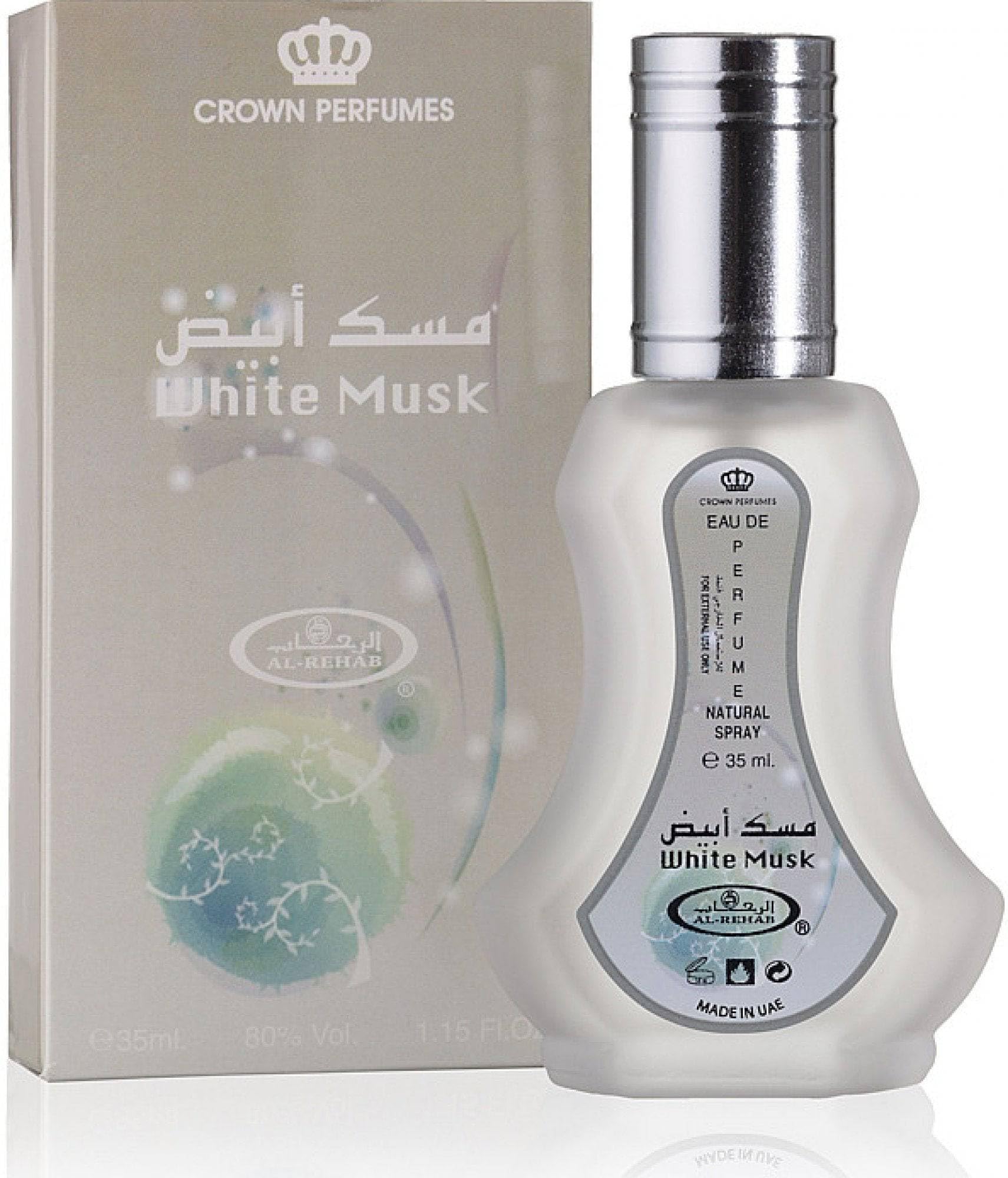 Amazon.com : Al-Rehab White Musk Eau De Natural Perfume Spray- 35