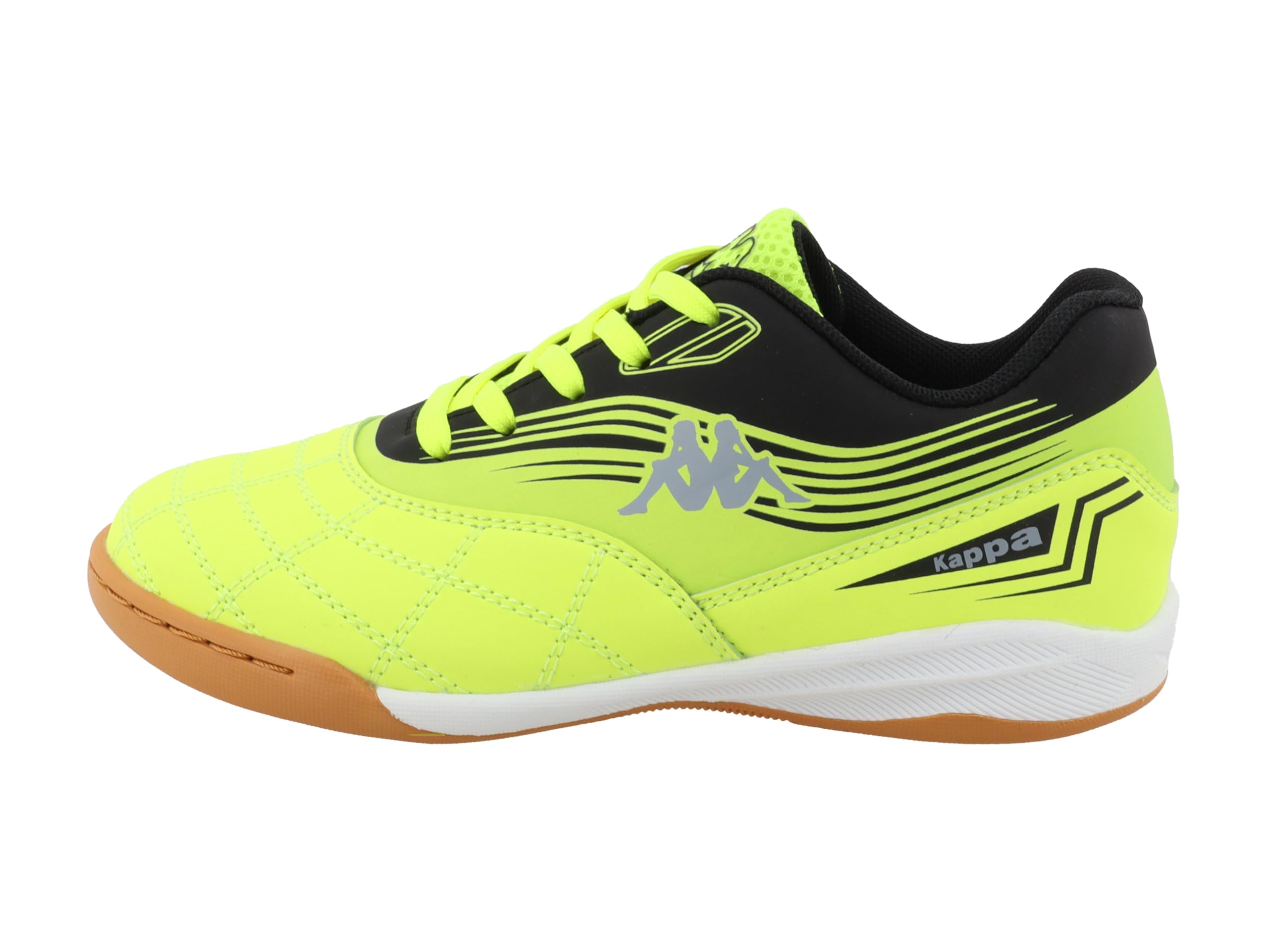 Supremo - Kappa Boy's 95k0233007 Sneaker, Lime Black, 5 UK