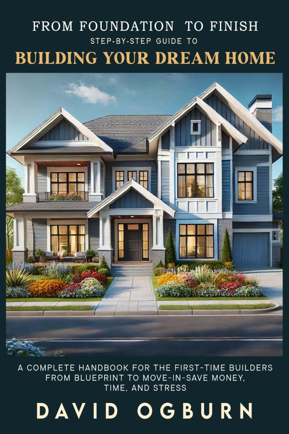 From Foundation to Finish Step-by-Step Guide to Building Your Dream Home: A Complete Handbook for First-Time Builders from Blueprint to Move-In -Save Money, Time, and Stress