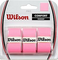 Wilson Pro Overgrip Tennis Racket Grips - 3 Pack with Grip Tape, Comfortable Absorbent Long-Lasting for Tennis Badminton Squash