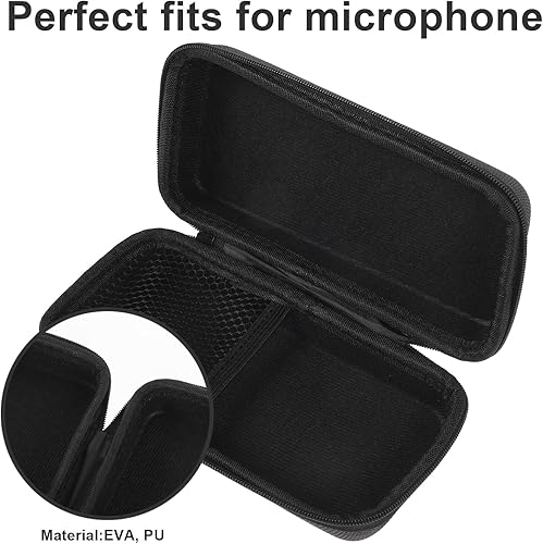 Miniatura 3 de EXCEART Caja de almacenamiento para micrófono, bolsa protectora - Caja de almacenamiento rígida a prueba de golpes para micrófono impermeable bolsa