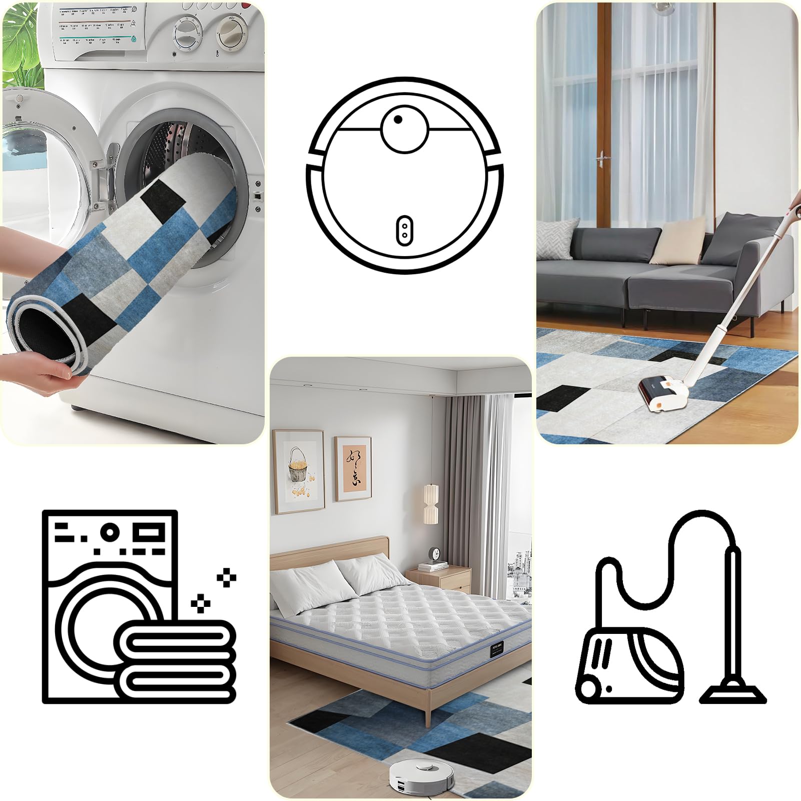 Tapis antidérapant Chaise de Bureau, 110 x 180 cm Tapis de Protection de Sol, Tapis de Sol Gamer, Tapis Protecteur de Sol pour fauteuils de Gaming pour la Maison et Le BureauTapis protège Sol