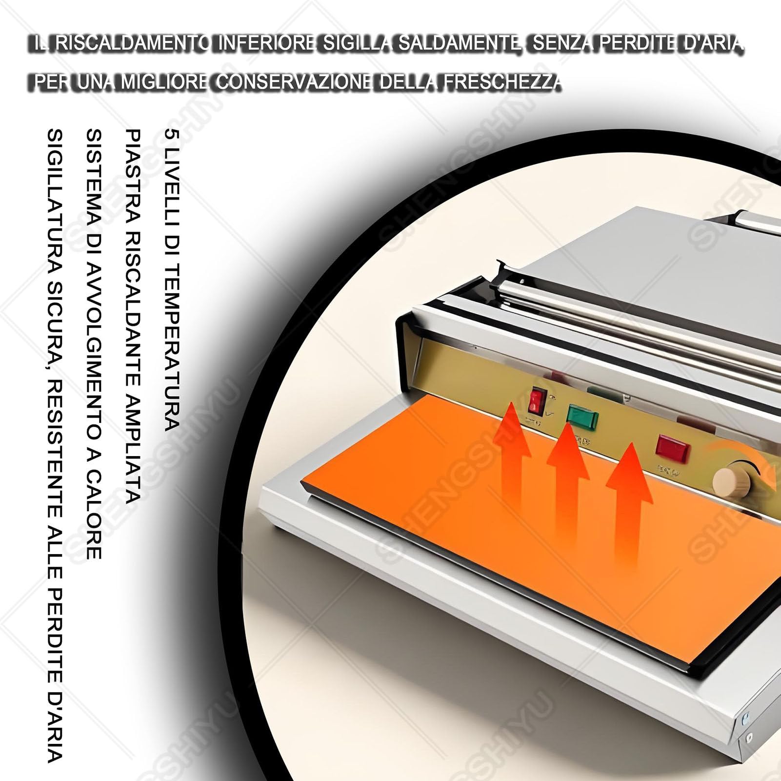 Máquina Envolvedora de Film Alimentario, Selladora de Film Transparente