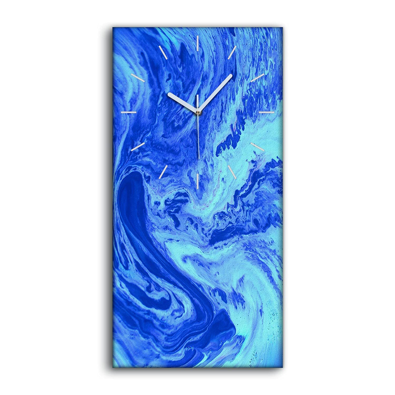 Horloge sur Toile salon chambre image art moderne 30x60cm