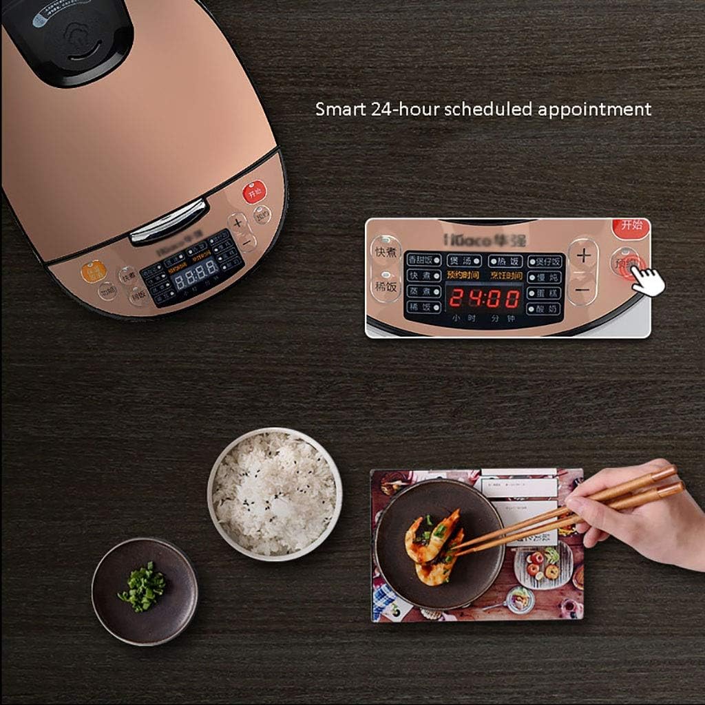 Rice Cooker (5L) Home Intelligent Insulation Multi-function Quality Inner Pot Spoon Steamer And Measuring Cup Mini Dormitory Small Appliances Can Accommodate Up To 6 People