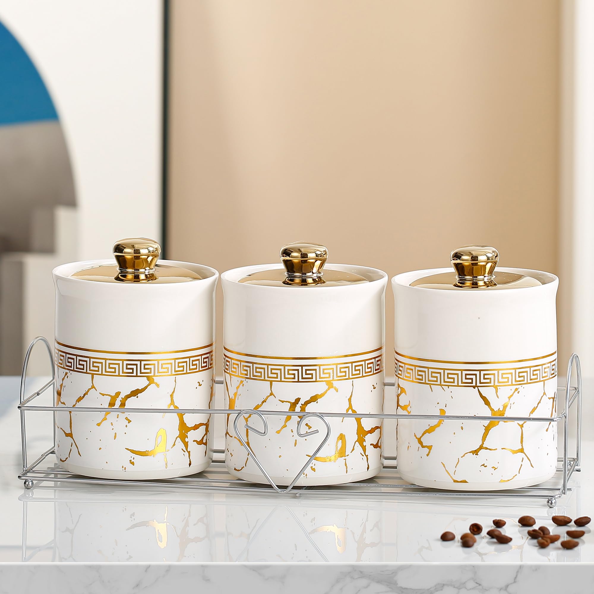UMAI Ceramic Jars For Kitchen Storage With Ceramic Lid | Airtight Kitchen Containers Set | Multipurpose Jars For Pickles Dry Fruits Nuts Pulses | Pack of 3 | 700ml Each | Diwali Gift Items (B0DBZKJHKL) Amazon Price History, Amazon Price Tracker