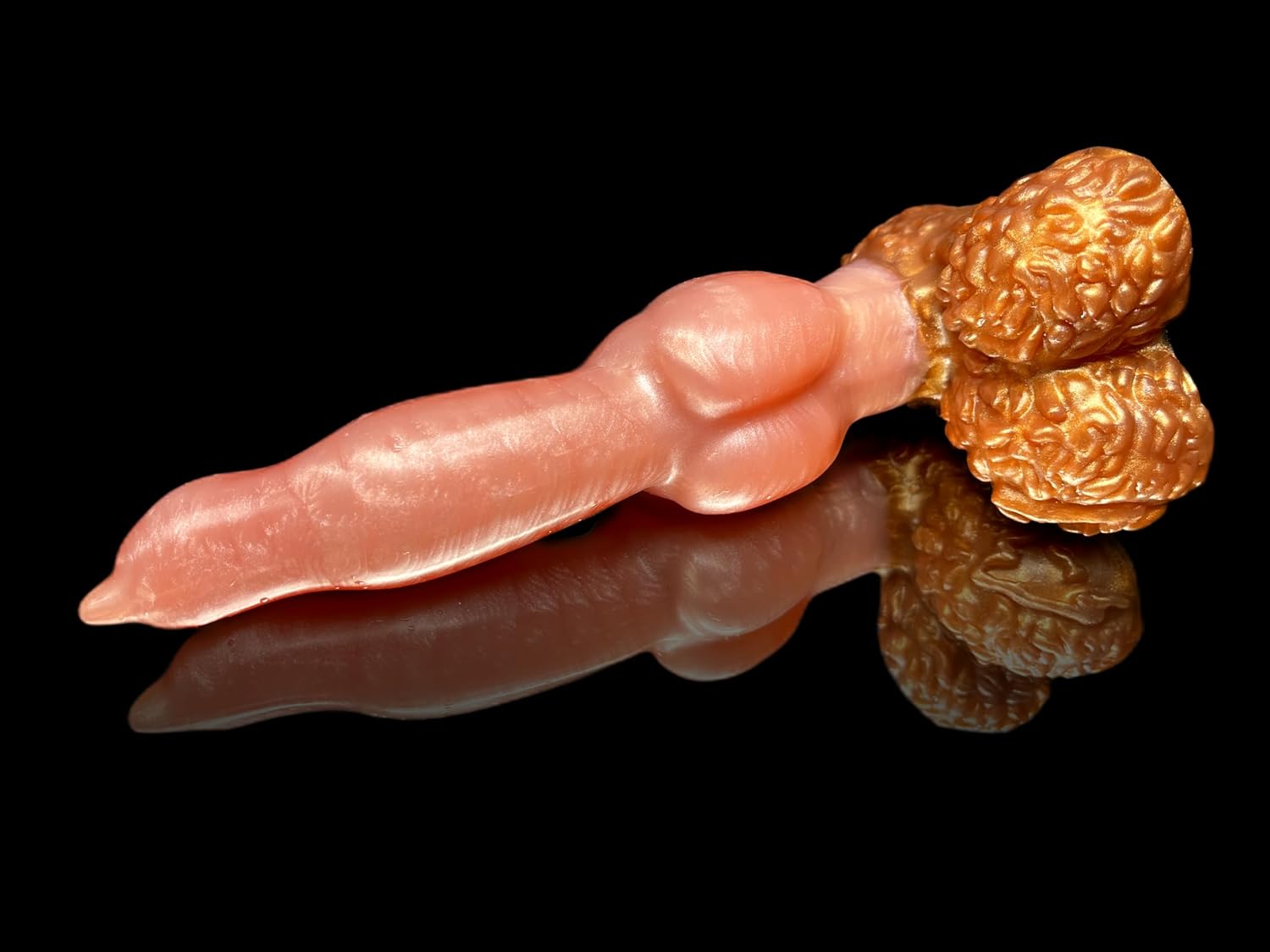 FlirtyDawg Fantasy Monster Werewolf Alien Dildo Adult Anal Realistic Sex Toy  Butt Plug Platinum Silicone Knotted