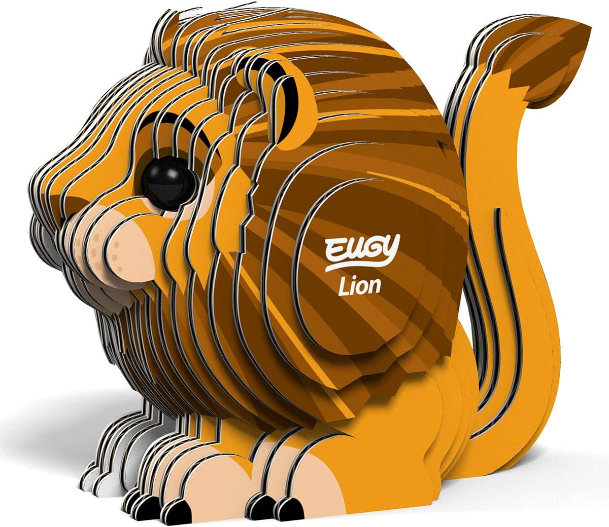 Lion 3D Puzzle - 24 Piece Eco-Friendly Educational Toy Puzzle for Boys, Girls & Kids Ages 6+